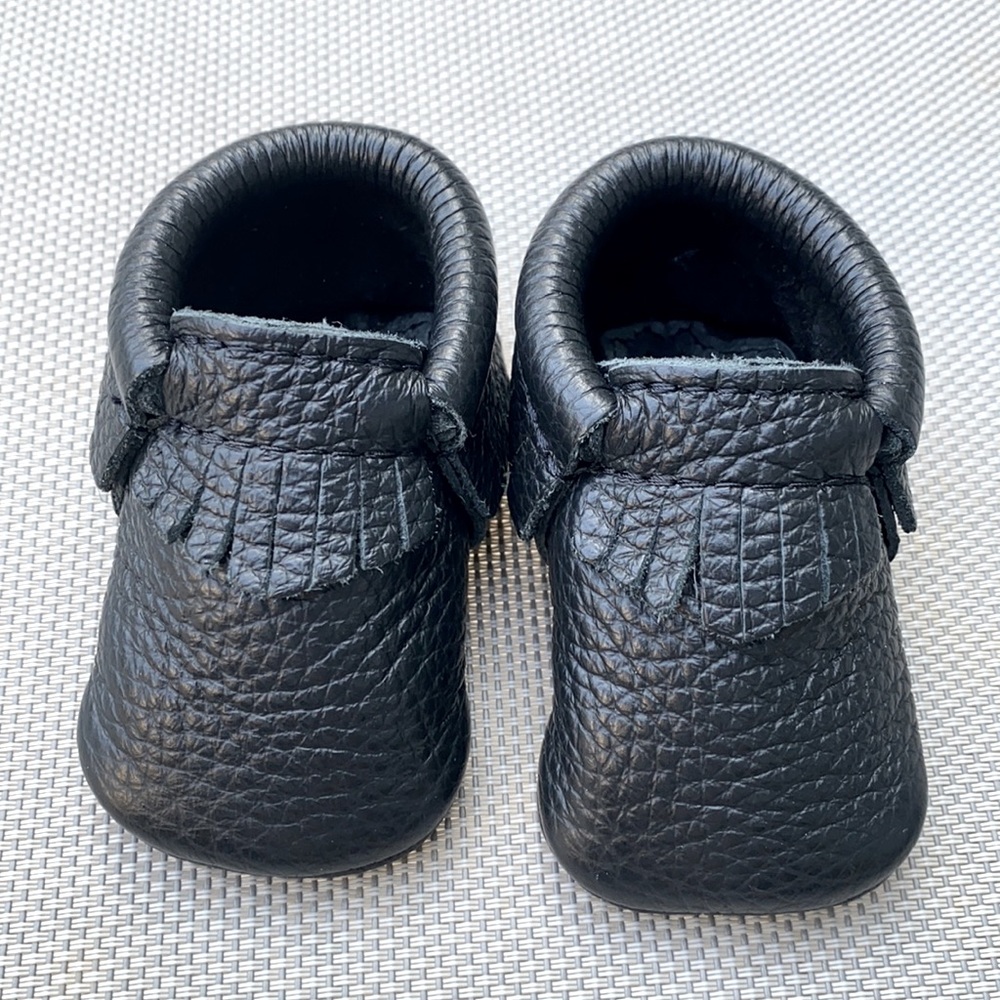 Freshly Picked Black Ebony Soft Sole Moccasins
